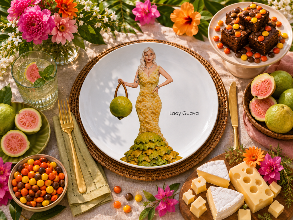 Lady Guava – Food Pun Party™ Plate