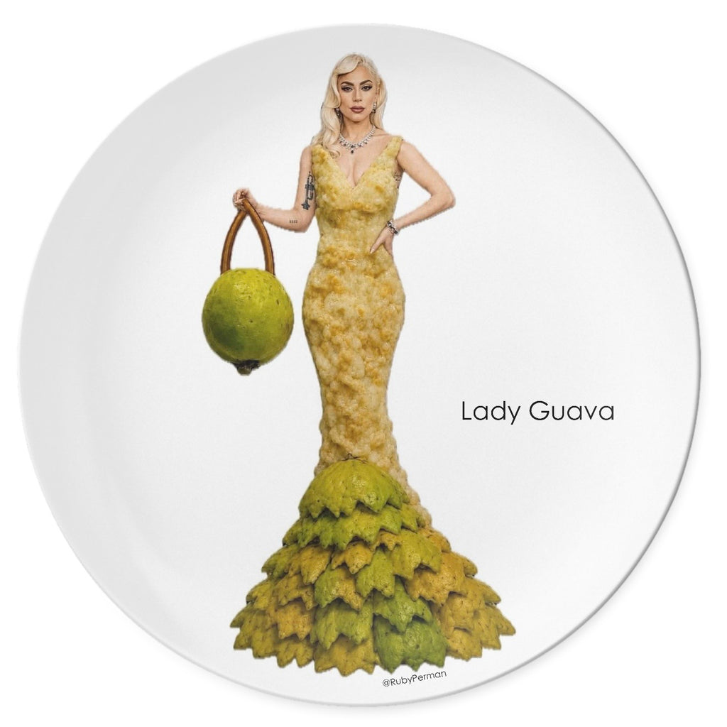 Lady Guava – Food Pun Party™ Plate