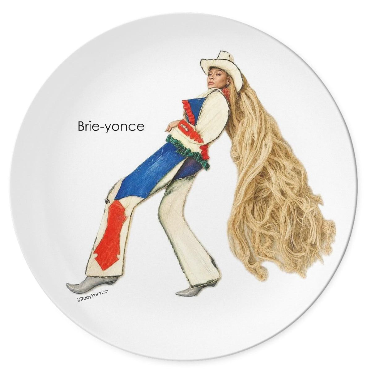 Brie-yoncé – Celebrity Pun Plate