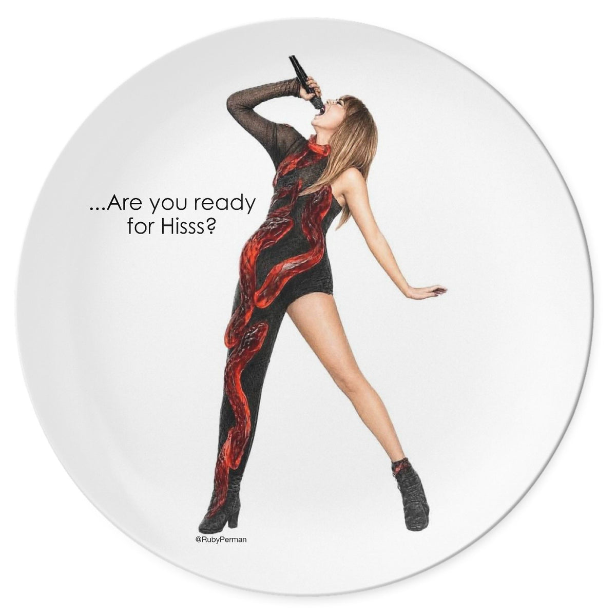 Taylor Era - Celebrity Pun Plate Collection - Set of 4 - Free U.S. Shipping!