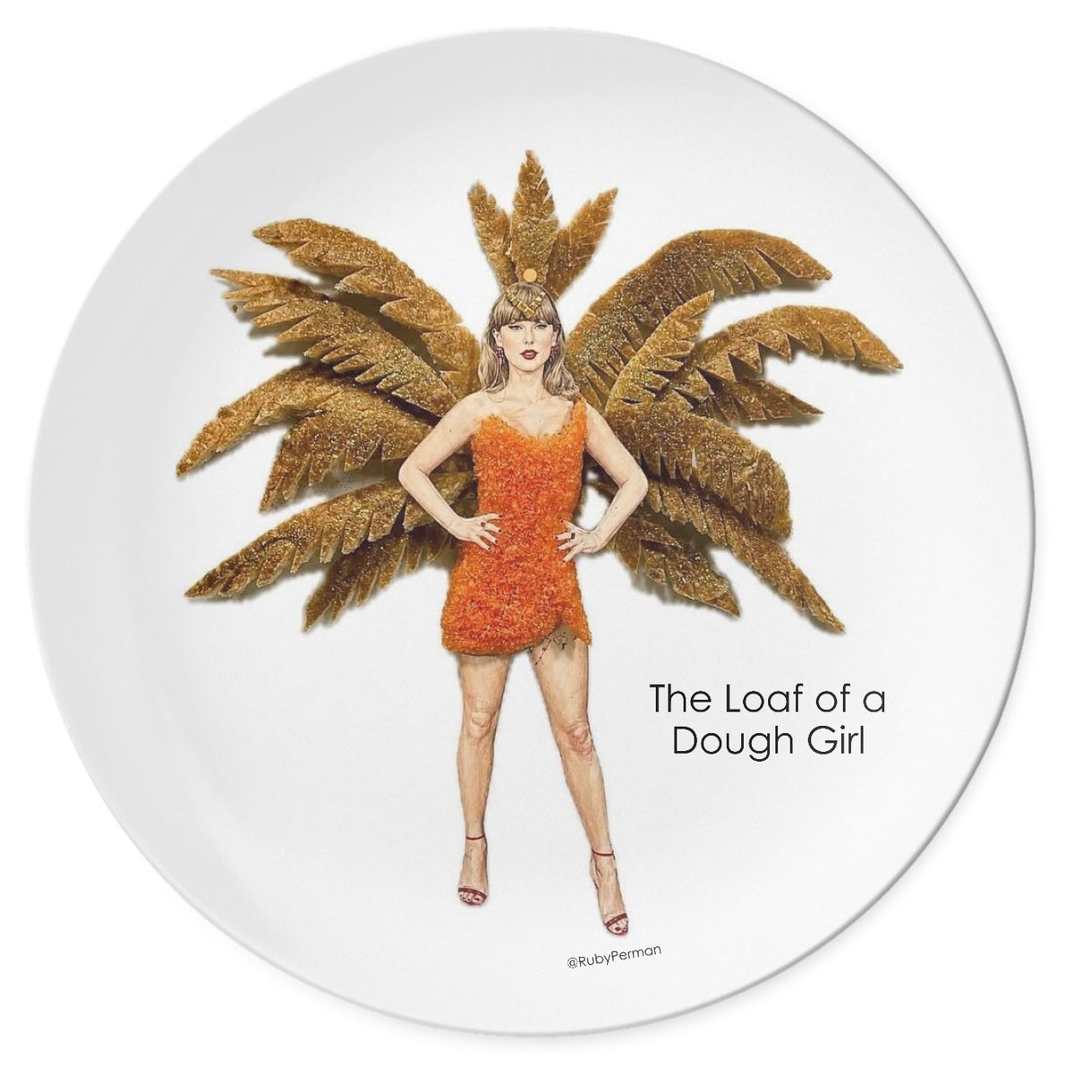 Taylor Era - Celebrity Pun Plate Collection - Set of 4 - Free U.S. Shipping!
