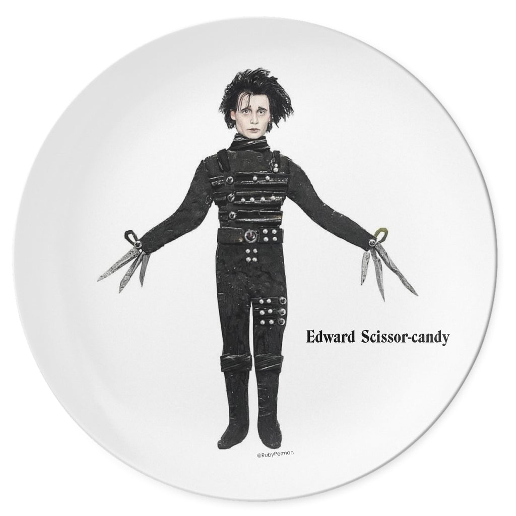 Halloween Movies Pun Plate Collection - Set of 4 - Free U.S. Shipping!