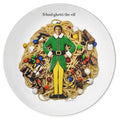 S-bud-ghetti the Elf – Christmas Food Pun Plate