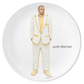 Justin Brie-ber – Celebrity Food Pun Plate