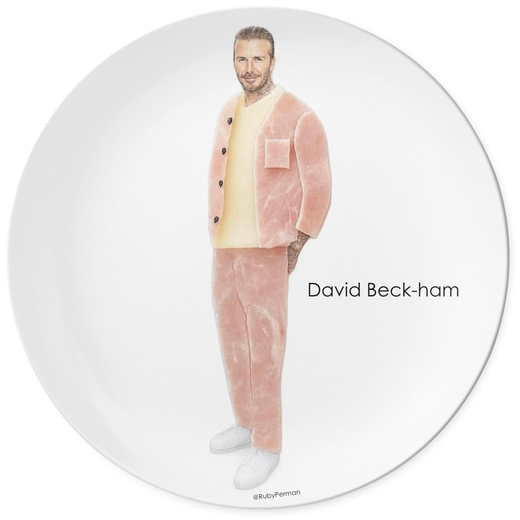 Celebrity Food Pun Plate Collection - Set of 4 | First Edition Drop
